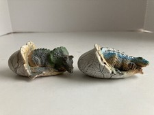 Baby Triceratops and Baby Dimetrodon PVC Dinosaur Toys