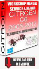 Service Workshop Manual & Repair CITROEN C6 2005-2012 +WIRING |