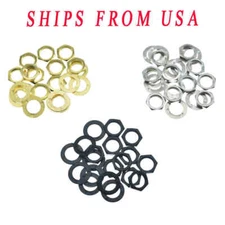 US 3/8" Guitar Pot/Jack Hex Nuts Washers fits CTS Pot/Switchcraft/PureTone Jack