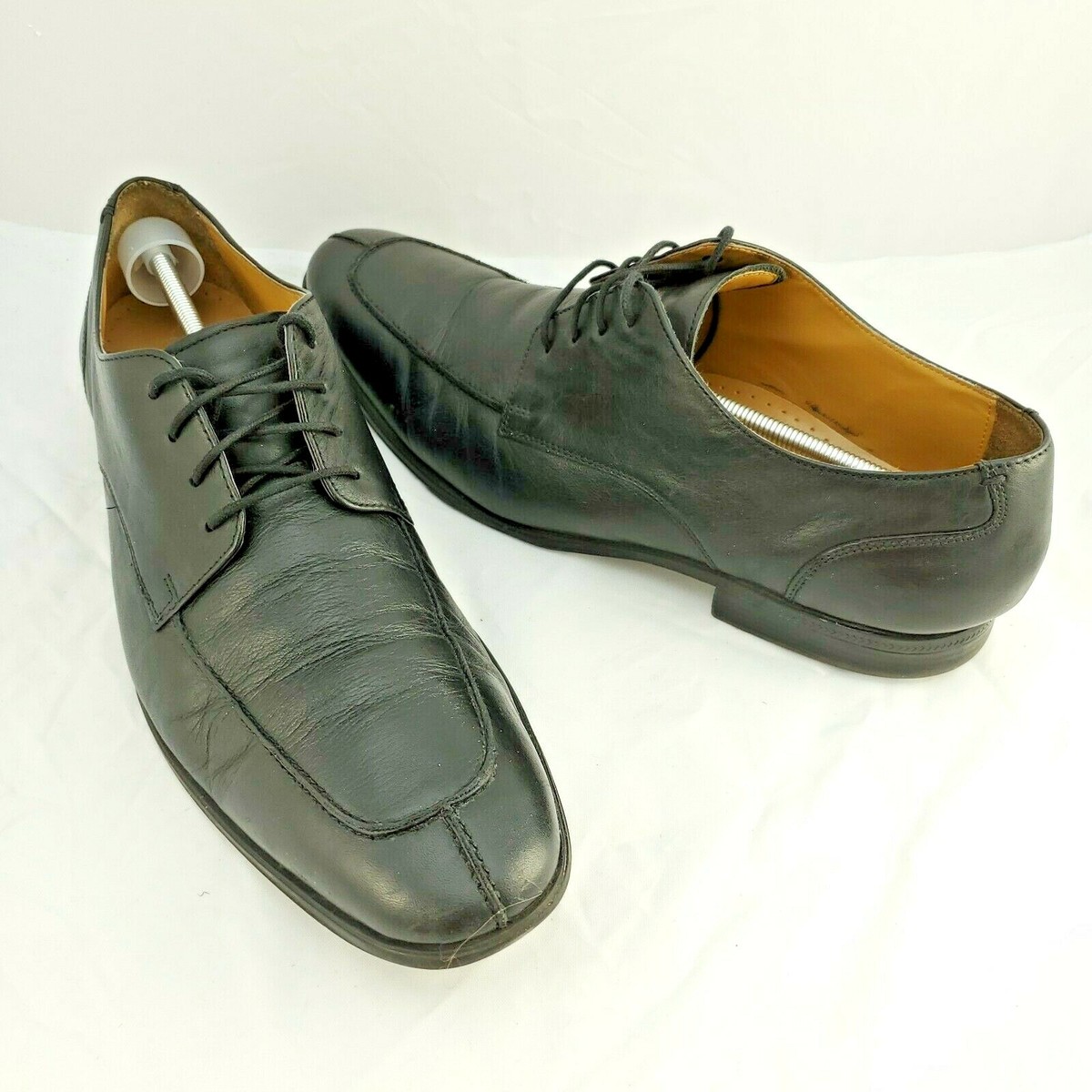 Cole Haan Mens 13M Split Toe Oxford Derby Dress Shoes Black 