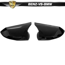 Fits 21-26 Hyundai Elantra 4DR Sedan Gloss Black Rear View Side Mirror Cover ABS