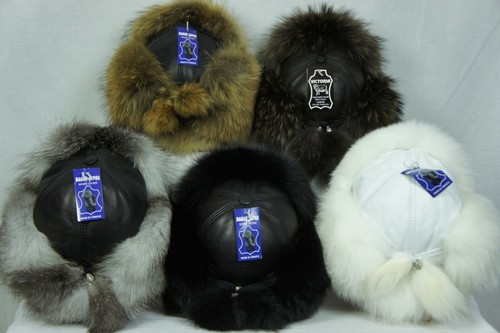 Real Fox, Mapache, Cuero Auténtico, 5 Variaciones, Piel, Cazador Ushanka Gorro - Imagen 5 de 17