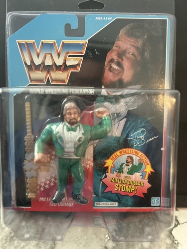 1990 WWF Hasbro Sports Action Figure Million Dolla...