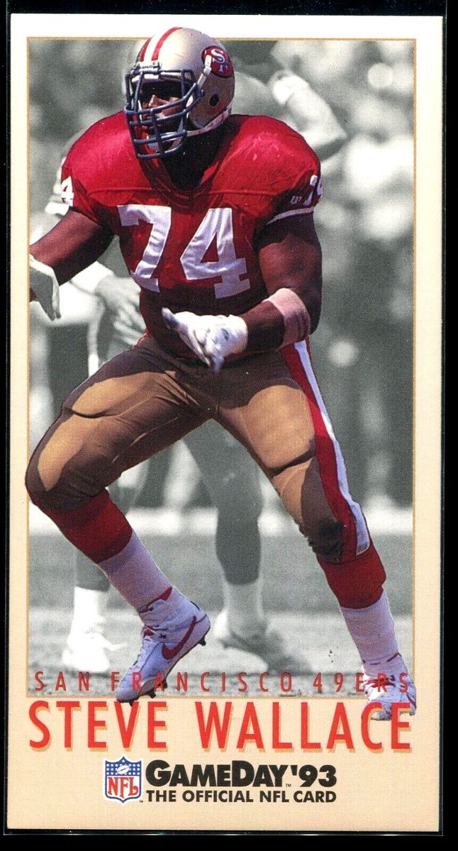 1993 Fleer Game Day Football Steve Wallace #304 San Francisco