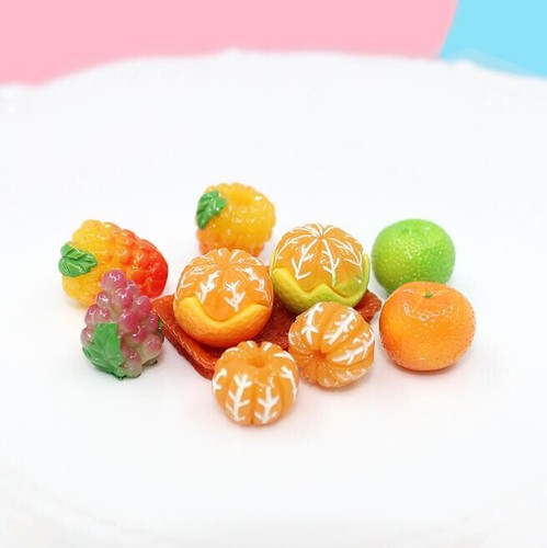 100Pcs Dollhouse Miniature 1/12 Food Watermelon Orange Grape Fruit Wholesale - Picture 4 of 12