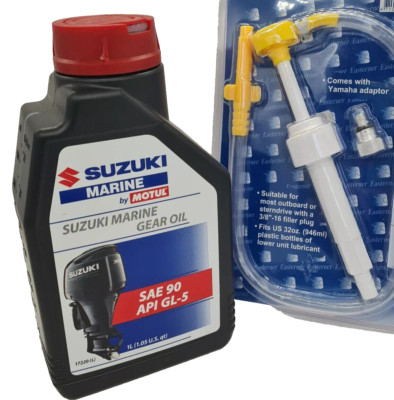MOTUL SUZUKI MARINE GETRIEBE GETRIEBEÖL & PUMPE KIT AUSSENBORDER BOOTSMOTOR