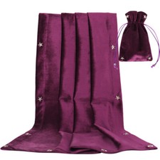Samt Wandteppich Weissagung Hexen Altar Tarot Karten Bag Tuch Tischtuch Vintage