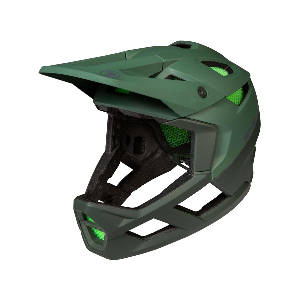 casco mtb mt500 integrale verde Endura bici
