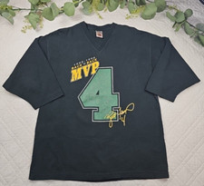 VTG Fruit of the Loom 1995-1996 MVP Brett Farve T-Shirt Size M/L Made in USA