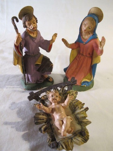 DEPOSE Nativity 11pc. set Figures ITALY Fontanini spider mark Baby Replacement - Picture 2 of 10
