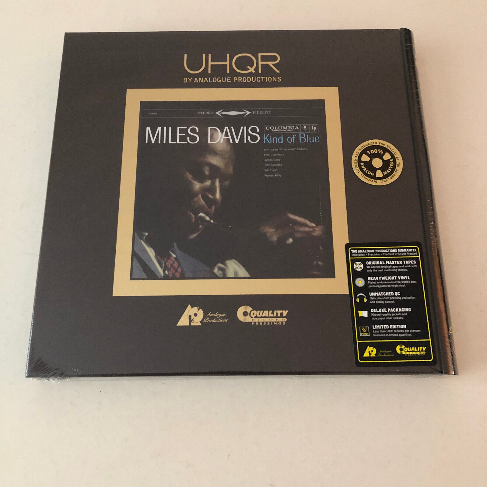 Miles Davis: Kind of Blue 2 LP,45 RPM, Clarity Vinyl, Ultra Disc One-Step