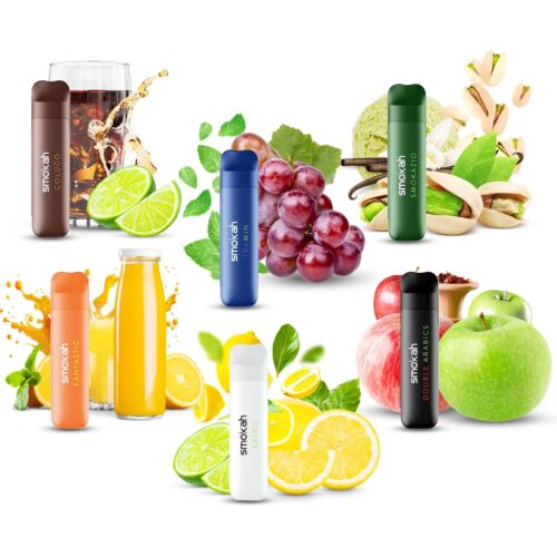 Smokah 600 Züge Einweg E-Zigarette to go ohne Nikotin I Liquid E-Shisha Vape - Bild 3 von 13