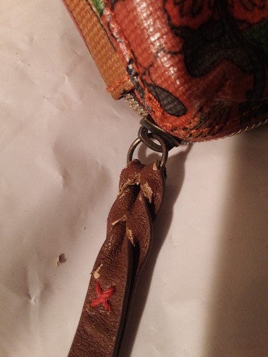 Sakroots Smartphone Holder Wristlet /Wallet- Peace. Autumn Colors - Picture 5 of 8