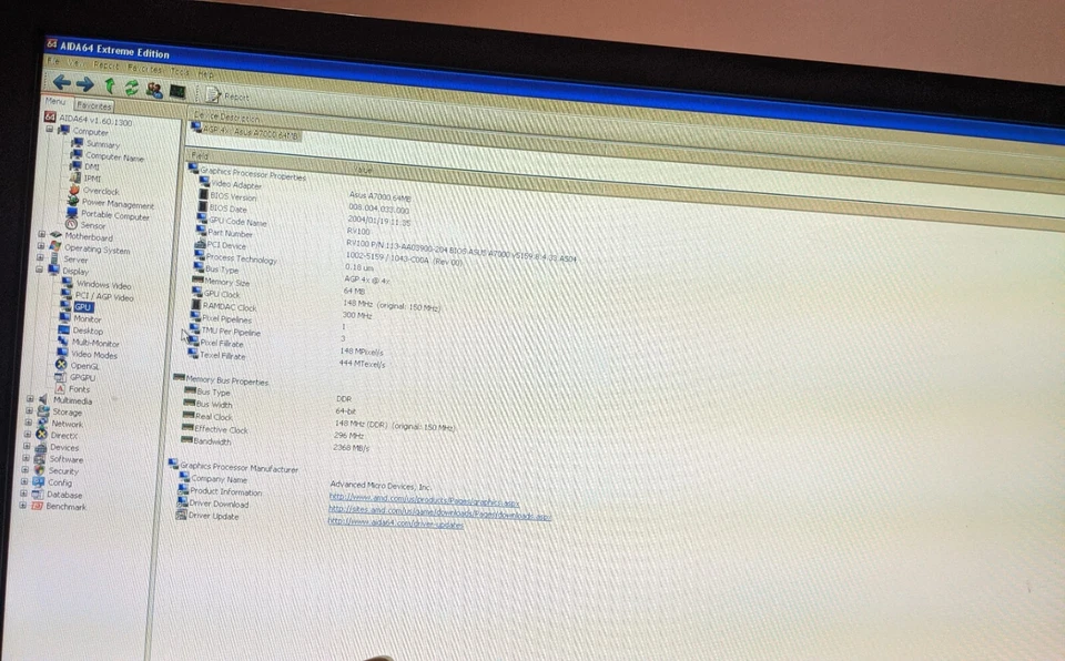 Asus ATI A7000 64MB Radeon Vintage Videocard AGP - Image 3 of 3