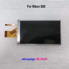 Camera LCD Screen Display Panel for Nikon S60 with Backlight Repair Part
