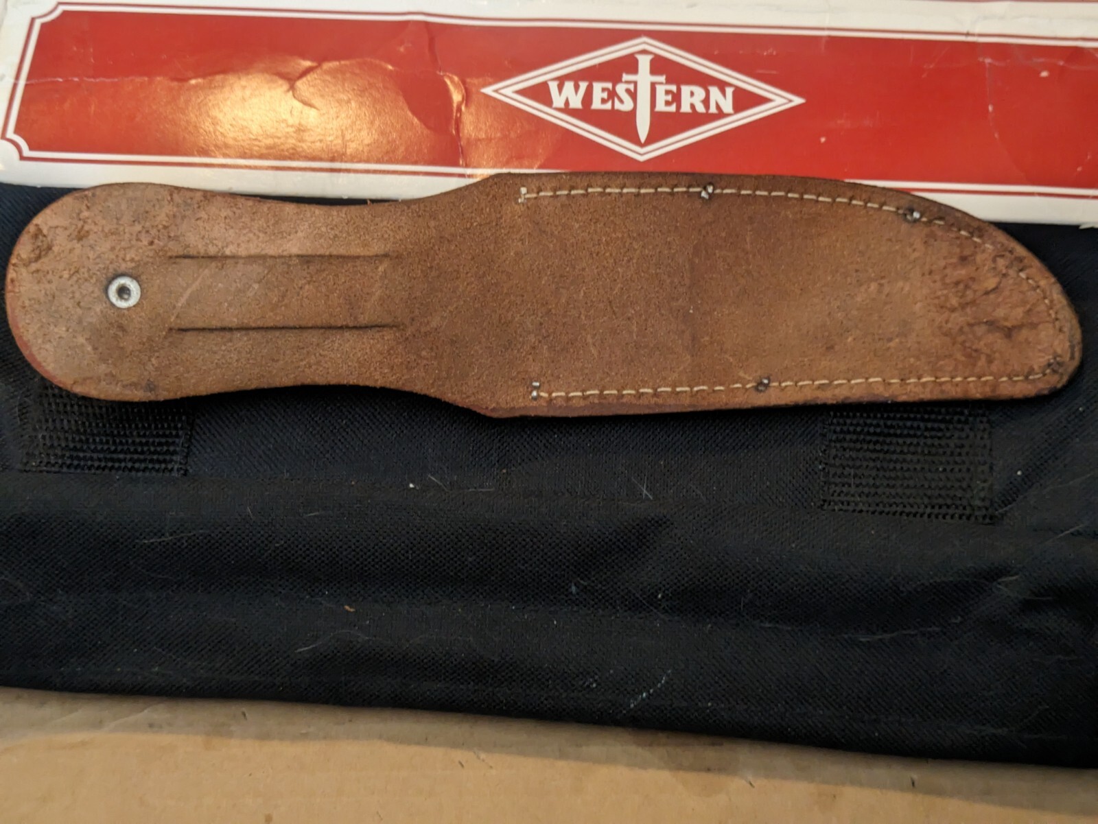 WESTERN USA BOULDER COLO. MADE IN Blue Steel HUNTING KNIFE L465 eBay