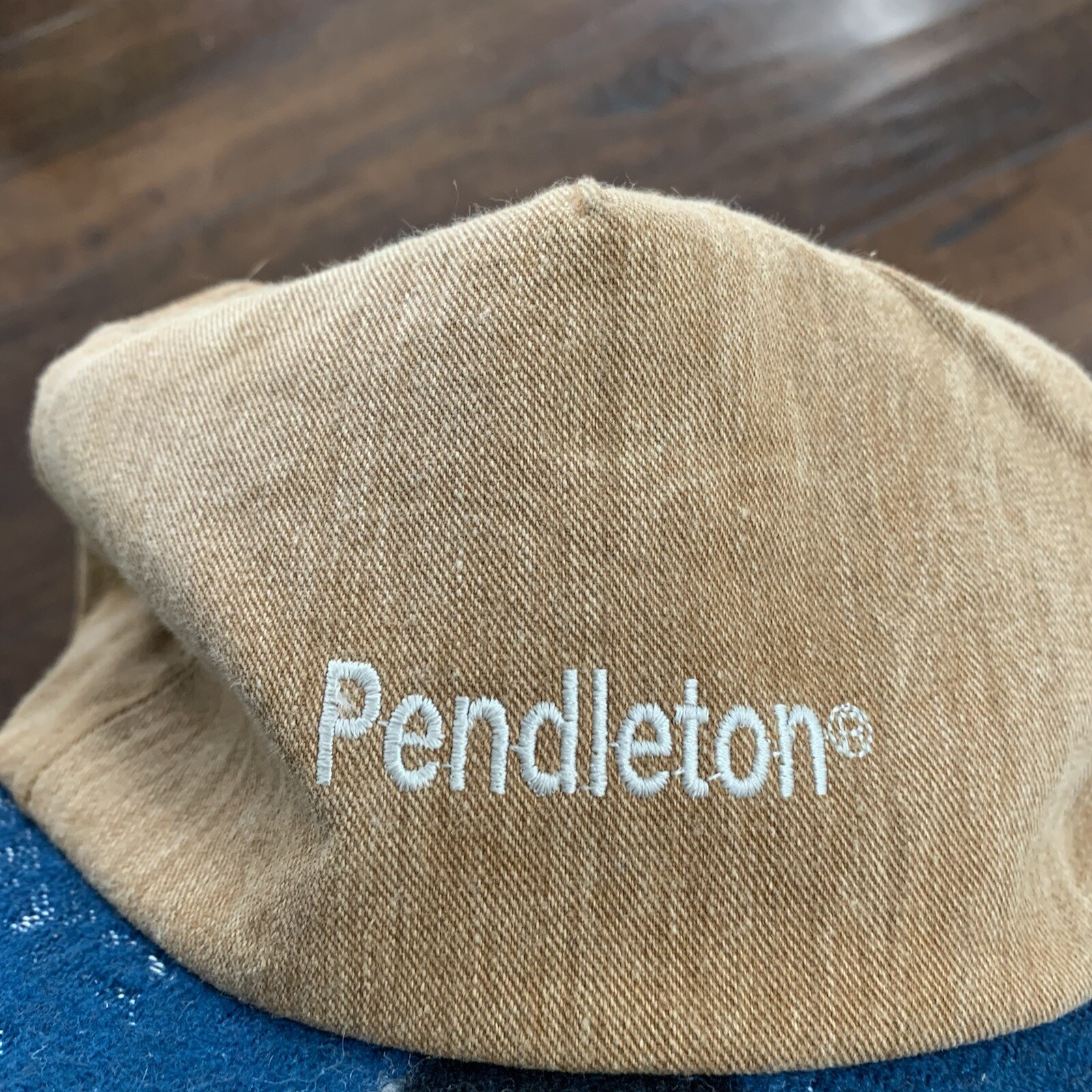 Vintage Pendleton Wool Men Strapback Ajustable Az… - image 3