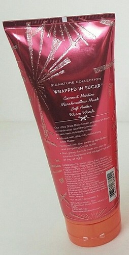 NEW! Bath & Body Works Enriched Body Cream ~WRAPPED IN SUGAR~MINT~RARE HTF 8 OZ - Picture 5 of 6