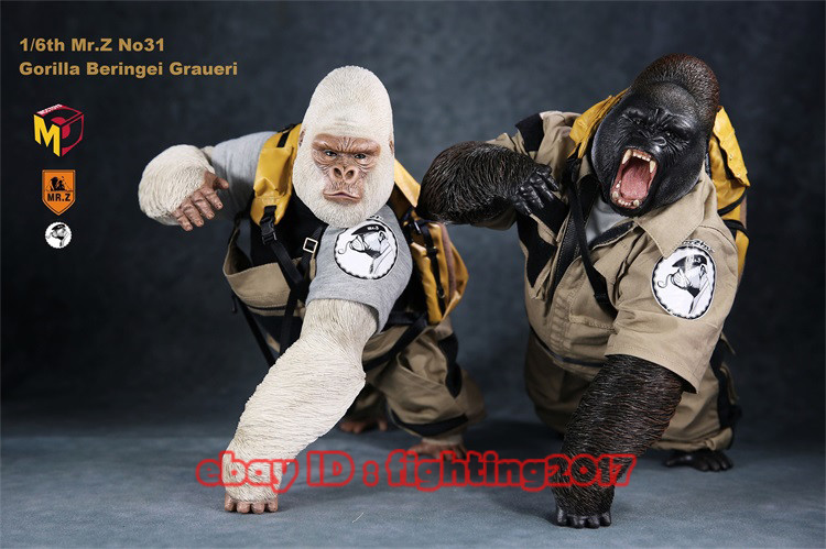 1/6 Mr.Z Animal Model NO.31 Double Headed Gorilla Beringei Graueri