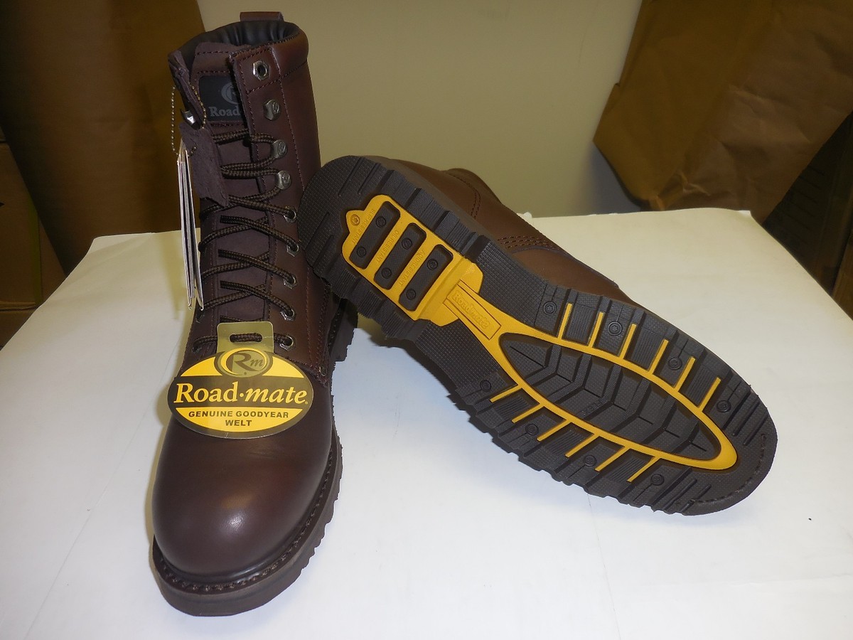 Roadmate Roadmate Men\'s Pull-On Work Boots Brown Oil Resistant Size Roadmate Men main image 2