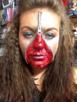 Halloween Sanglante Gale Zombie Maquillage Réaliste Faux Sang Déguisement  Fx Make Up | Ebay