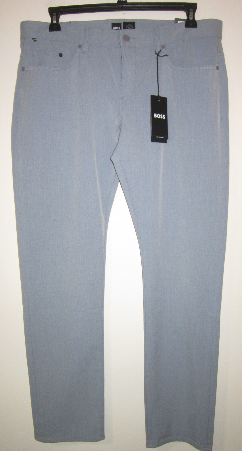 Брюки-стрейч HUGO BOSS Delaware3-1T-20 Performance Slim Fit Легкая стирка Sz 36 17290₽