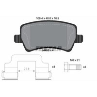 Textar BremsbeläGe Bremsbelegsatz Hinten FüR Volvo XC60 V60 Land Rover Range
