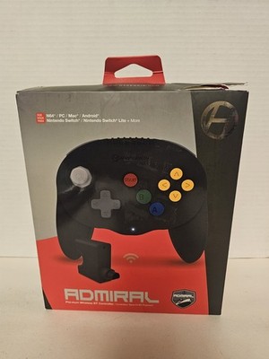 Hyperkin Admiral Premium BT Wireless Controller for N64 / Switch and more- Black