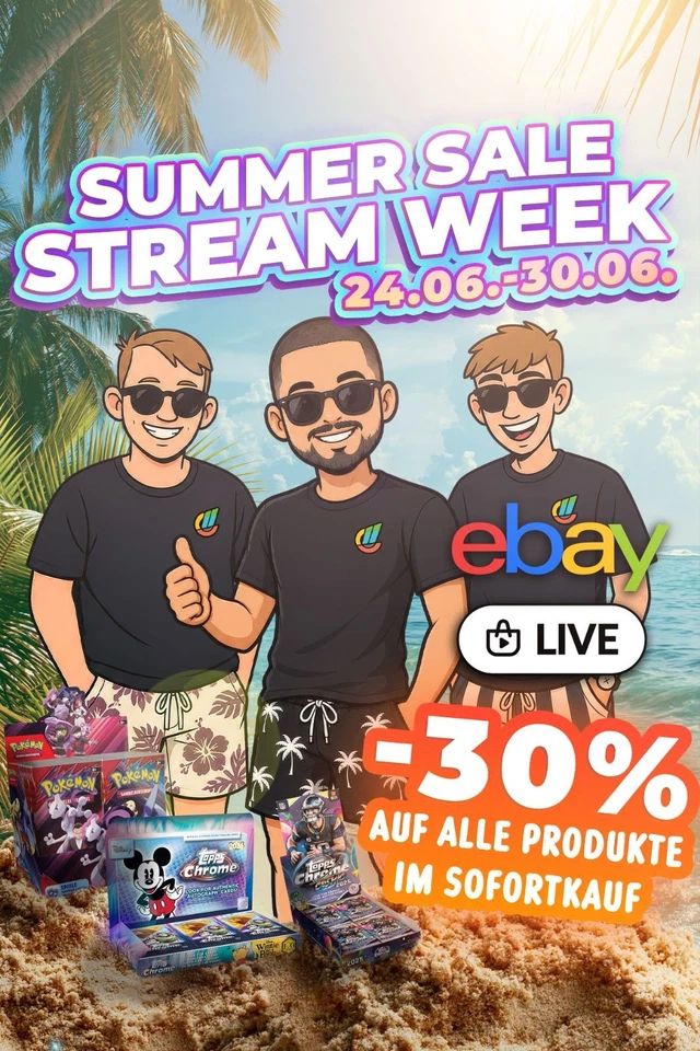 30% SOMMER-SALE SHOW 🥳🔥