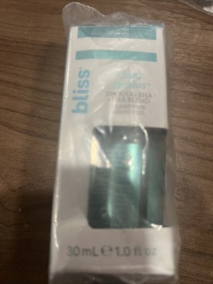 BRAND NEW Bliss Clear Genius Clarifying Liquid Peel, 1 fl. oz.