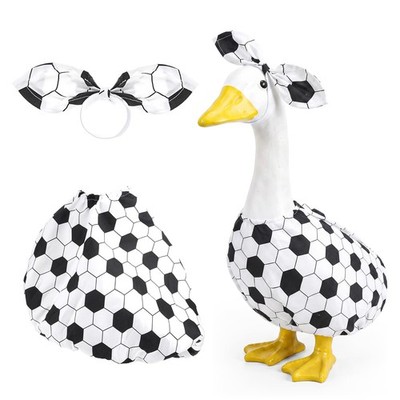 Apausvcm Soccer Porch Goose Outfit for 23 Inch Porch Goose, World Cup