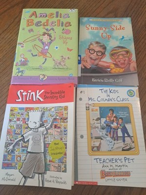 Lot of 4 Girls Interest Reading Level 3 Chapter Books 1st-3rd Grade Ages 6-9