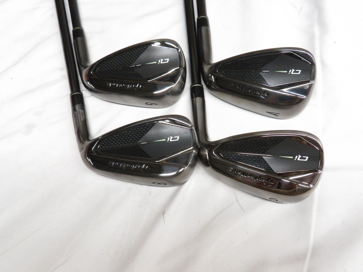 Used Taylormade Qi Gunmetal Iron Set 8-AW Recoil Dart 90g Regular