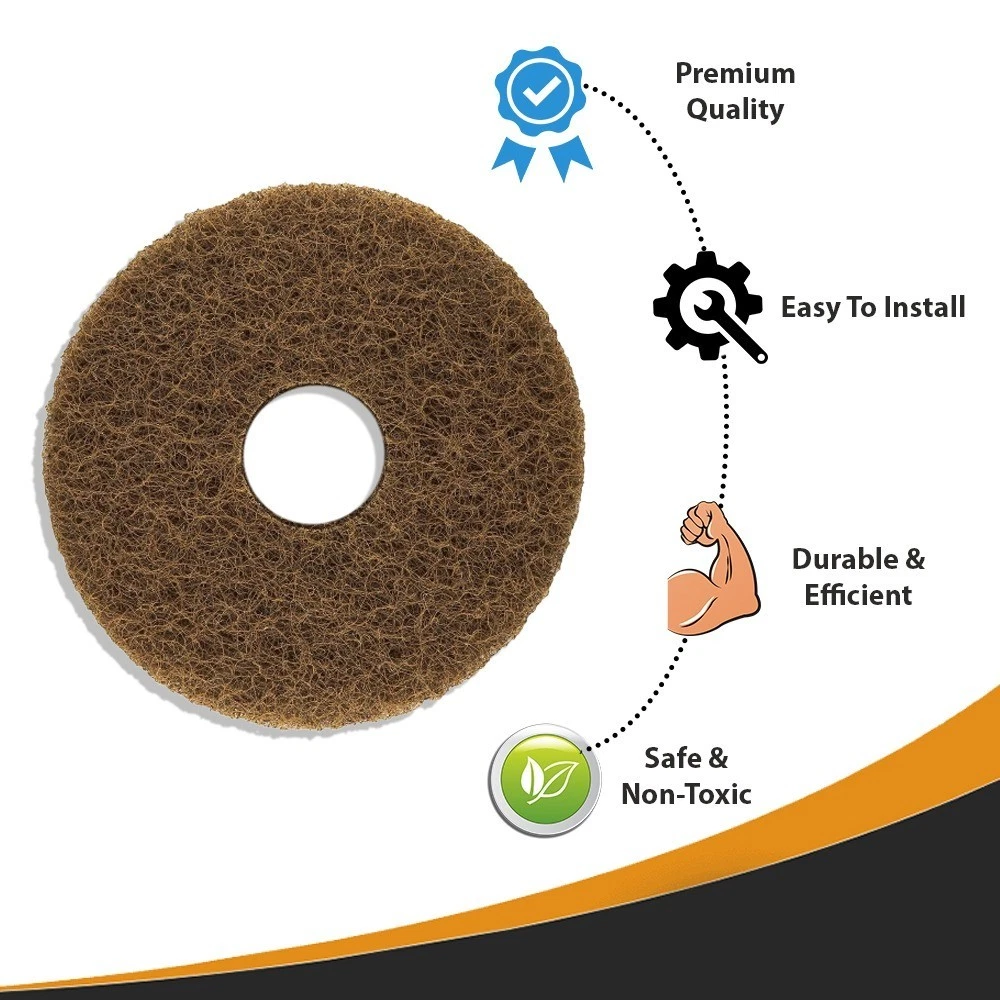 Oreck Orbiter Series Scrub Pad Brown Single - Thumbnail 2