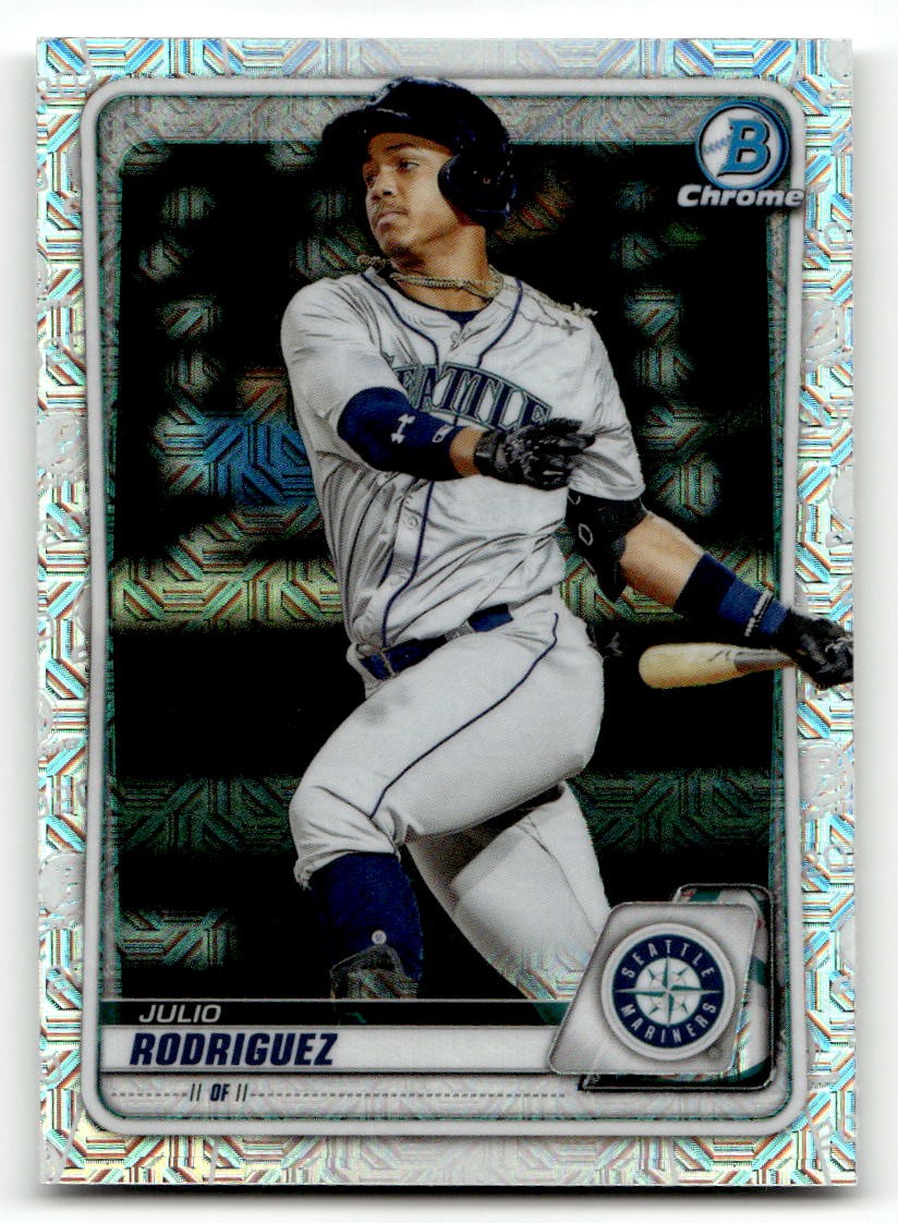 2020 Bowman Chrome #BCP-175 Julio Rodriguez Prospects Mojo Refractor
