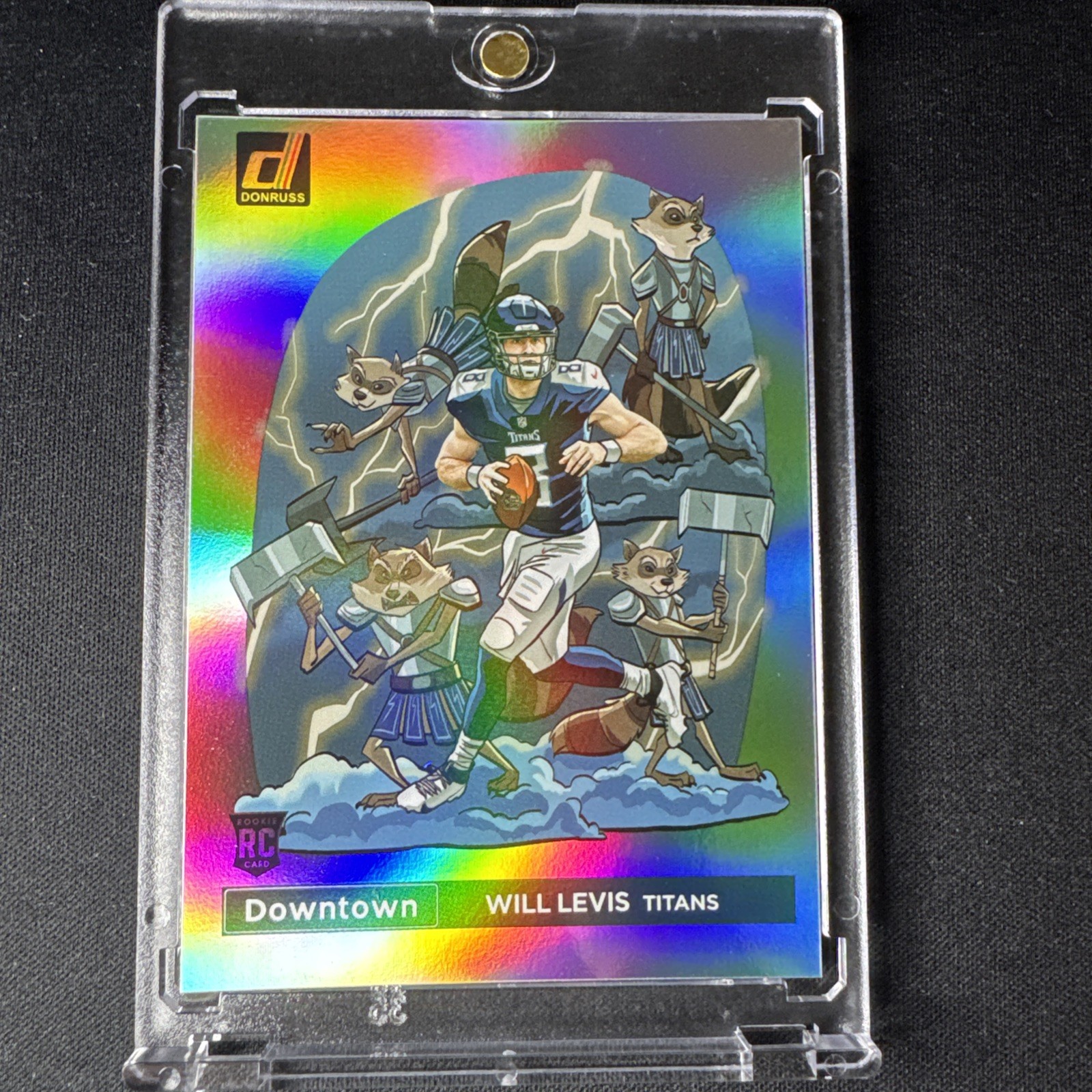 2023 Donruss Will Levis Downtown! SSP RC Rookie #D-14 Titans