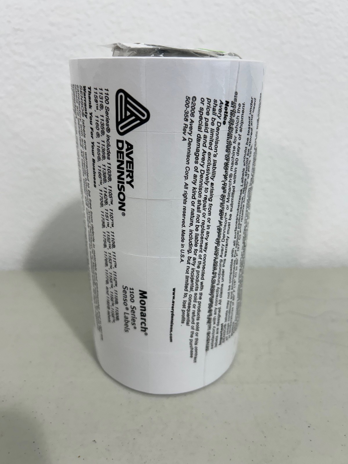 Genuine Monarch 1153 & 1175 White Labels FZ-802 (000281) 1 Sleeve