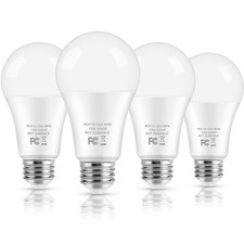 LED Light Bulbs, 100 Watt 4 Count Pack of 1 , 5000k Daylight White