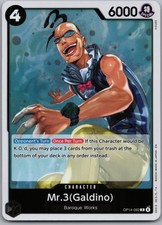 Mr.3(Galdino) R The Azure Sea's Seven OP14-092 NM