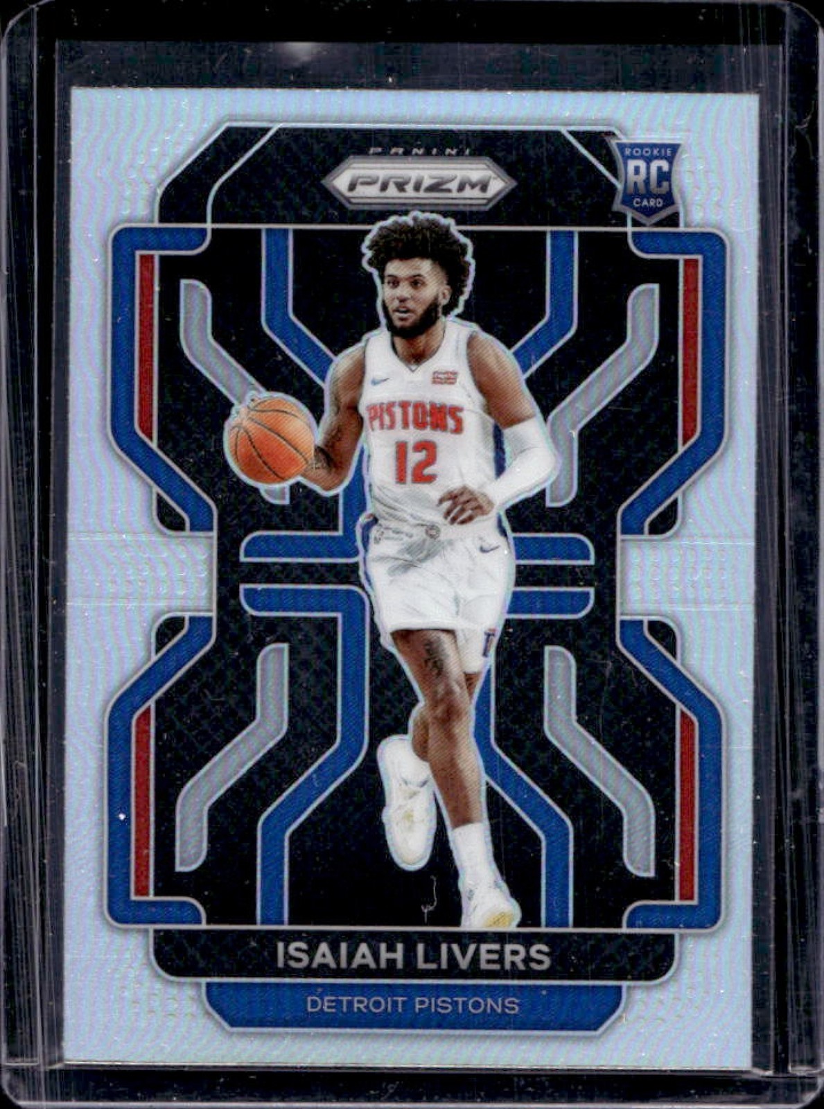 2021-22 Prizm Isaiah Livers RC Silver Rookie #296 Pistons