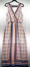 a.n.a Maxi Sundress Womens 12 Boho Printed Sleeveless Summer Casual Lightweight
