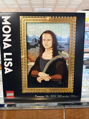 LEGO Art Mona Lisa Building Set, Leonardo da Vinci Wall Display, Ages 18+, 31213