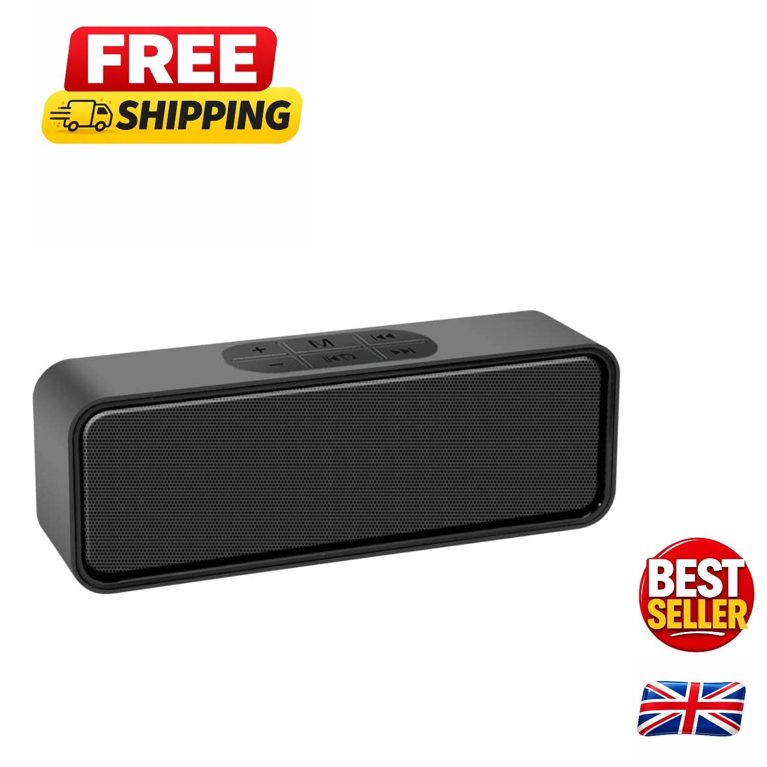 Superior Sound Waterproof Portable Bluetooth Speaker - Ideal for Travel & Home