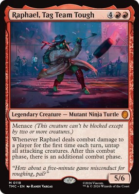 MTG Raphael, Tag Team Tough [Teenage Mutant Ninja Turtles Commander] Near Mint M
