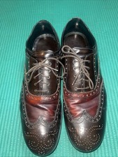 PRADA LUXURY BUSINESS SHOES 2EA038 MAHOGANY BROWN LEATHER US 9.5 RARE FIND