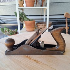 Wood Planer Woodworking Plane Vintage Hand Tool 10" Made in USA No 2 unbranded