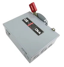 GE THN3361 Heavy Duty Safety Disconnect Switch 3P 30A 600V Type 1 - NEW