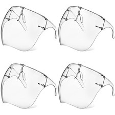 Face Shield with Glasses and Mask Anti-Fog Splash Guard for Adults Kids
