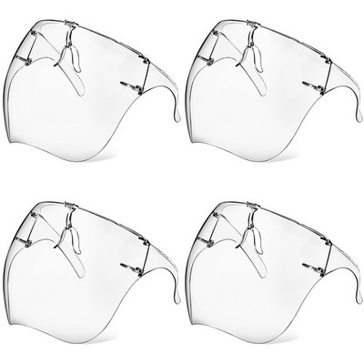 Face Shield with Glasses and Mask Anti-Fog Splash Guard for Adults Kids