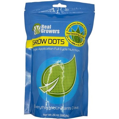 24oz Grow Dots Nutrient System - One-Time Application for Soilless Media